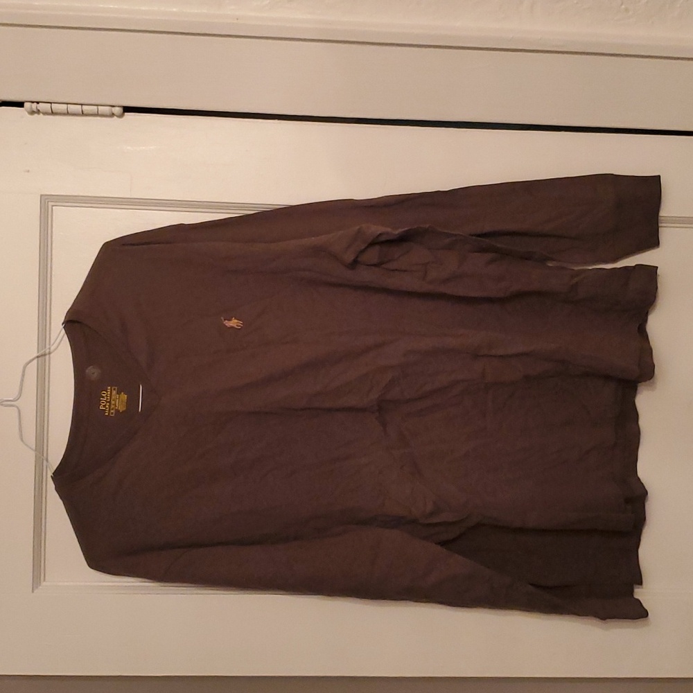 Polo Ralph Lauren long sleeve Polo shirt XL dark gray